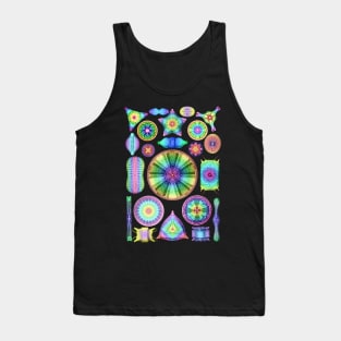 Ernst Haeckel Rainbow Diatoms Tank Top